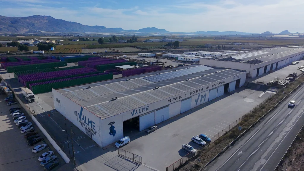 Instalaciones de VALME en Abarán (Murcia) vistas desde el aire