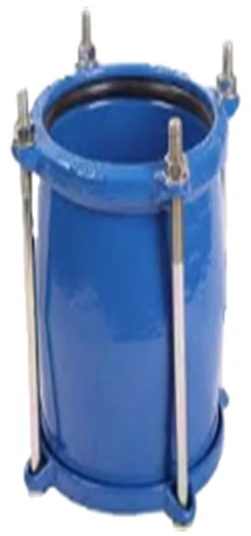 Unión Gibault para tuberías de PVC en fundición nodular GGG50