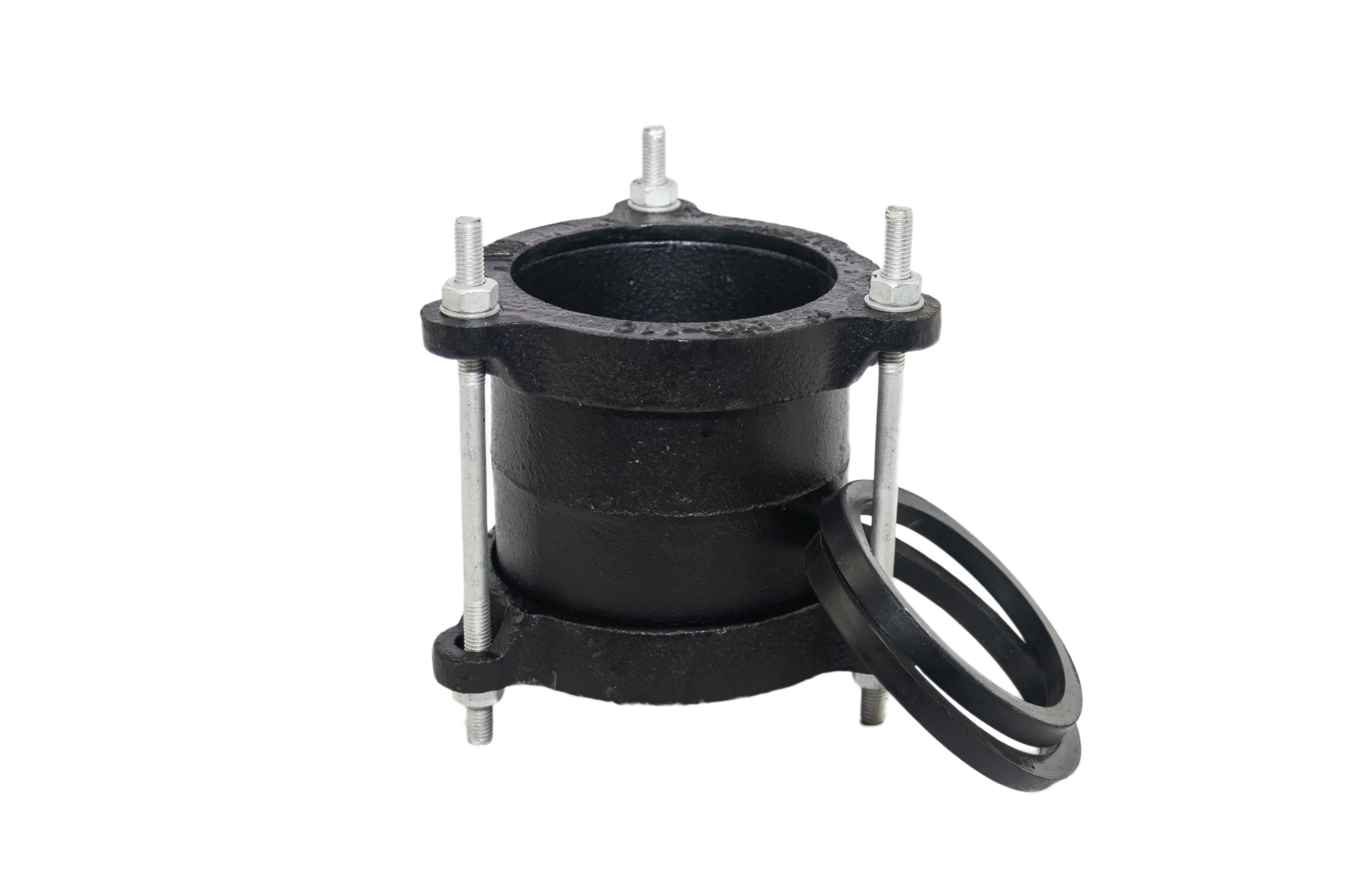 Unión Gibault para tuberías de PVC en fundición GG25