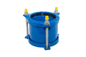 Unión Gibault para PVC con casquillo de fundición (hasta 400 mm)