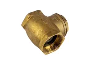 Válvula de retención de clapeta de latón