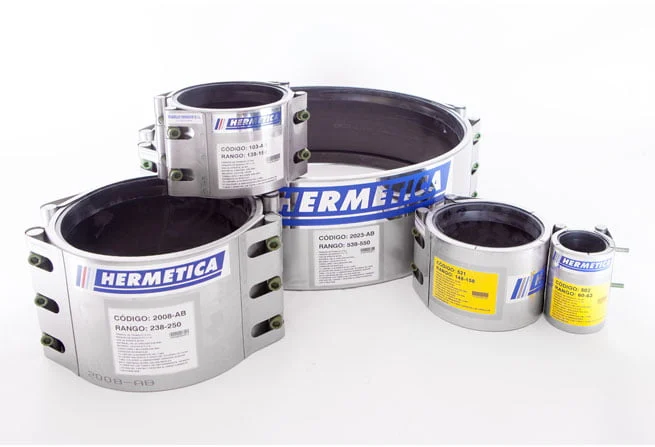Abrazaderas herméticas