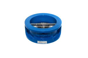 Válvula de retención de doble disco en acero inoxidable