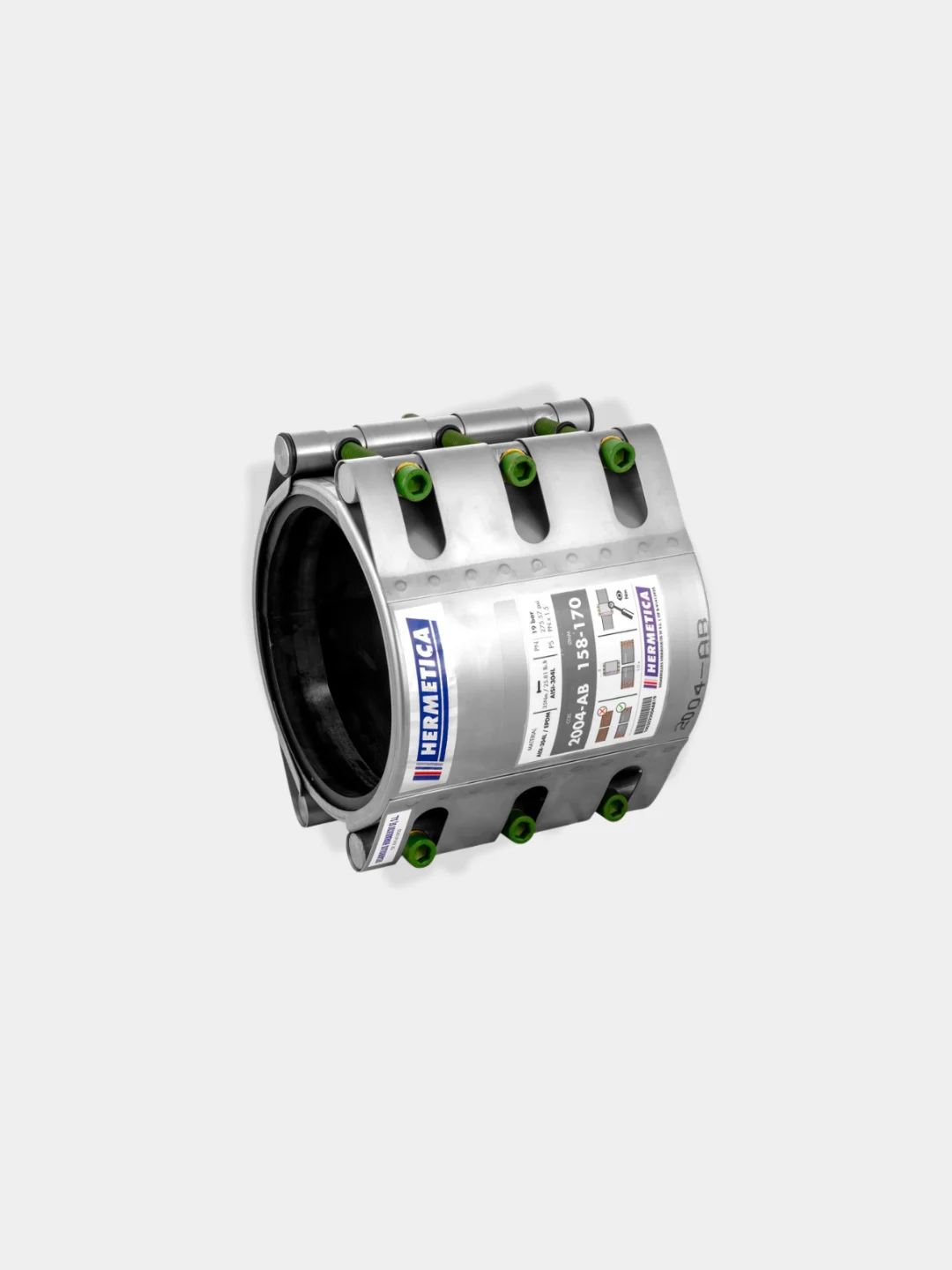 Abrazadera hermética de reparación 200 mm