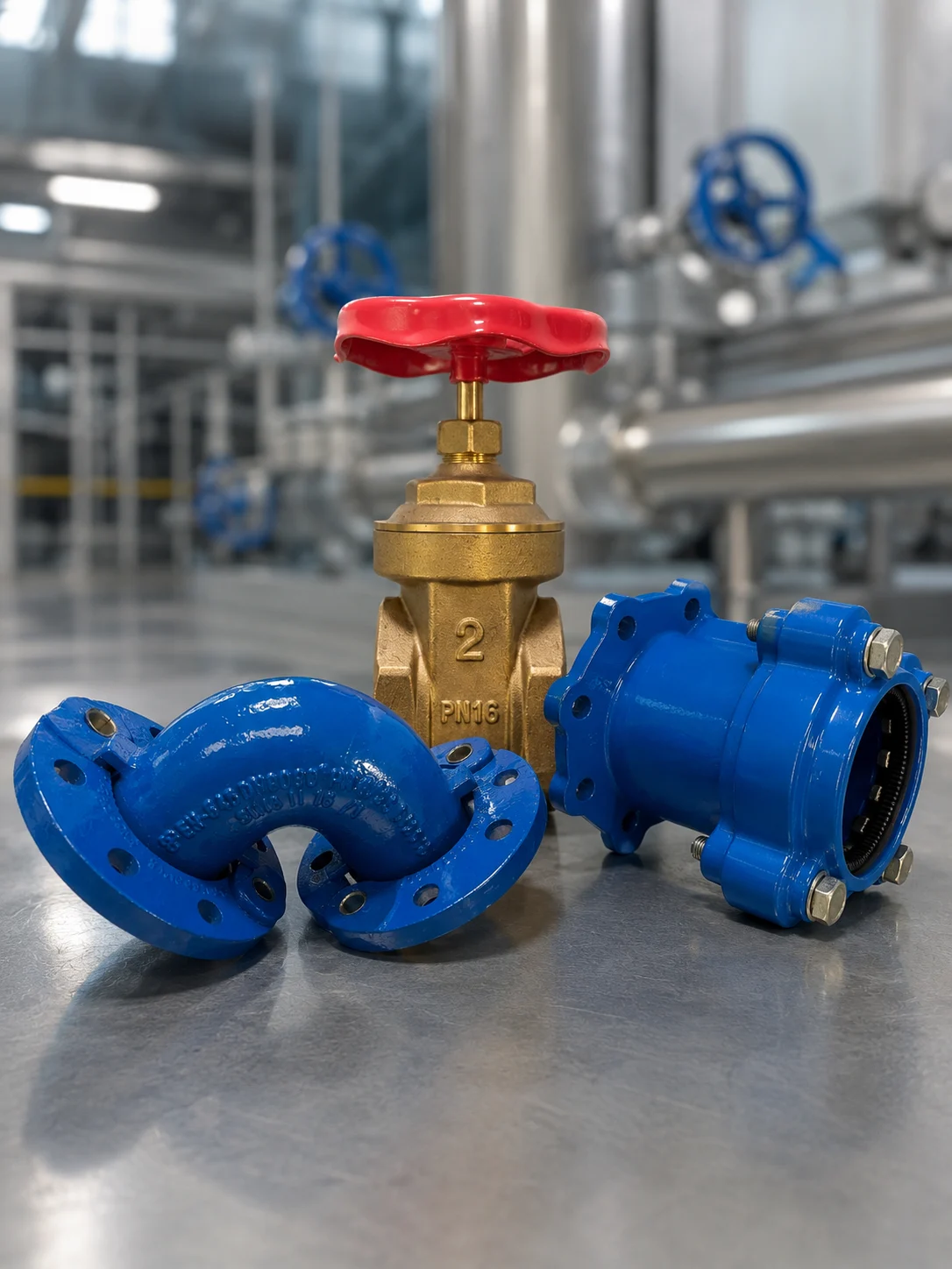 Componentes hidráulicos para instalaciones industriales